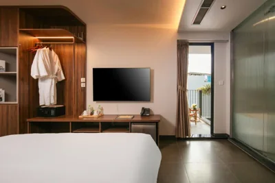 Deluxe tweepersoonskamer met bad — Hanoi Riverview Boutique Hotel & Apartment