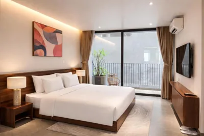 Studio met balkon — Hanoi Riverview Boutique Hotel & Apartment